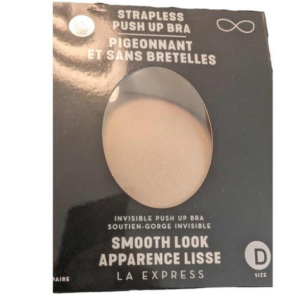 NEW LA Express Strapless Push Up Bra | Size D - Picture 4 of 4